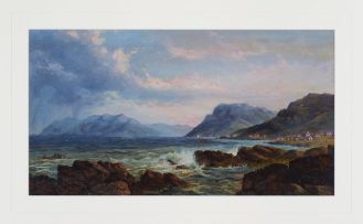 Abraham De Smidt; View From The Bridle Path up Table Mountain; Kalk Bay