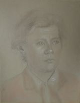 Maggie Laubser; Portrait of a Lady
