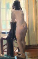 Clement Serneels; Standing Nude
