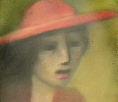 Pieter van der Westhuizen; Girl in a Pink Hat