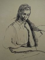 Maud Sumner; Pensive Woman