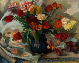 Maud Sumner; Blue Vase
