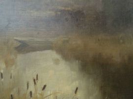 Eduard Heke; Cows Beside a River