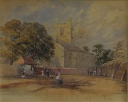 British School, 19th Century; Bromley Church