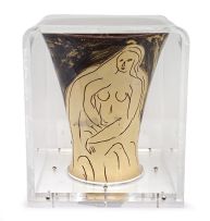 Irma Stern; Ceramic Vase with Female Figures