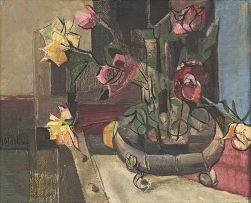 Sidney Goldblatt; Still Life with Roses