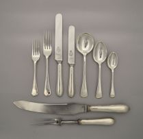 A set of silver Old English pattern cutlery, Sheffield, Viner's Ltd, Sheffield, 1923
