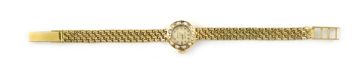 Lady's diamond and gold cocktail watch, Rolex, 1950s