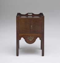A George III mahogany night table