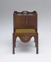 A George III mahogany night table