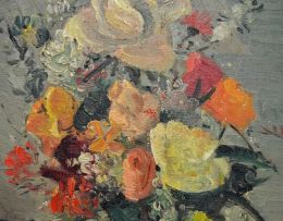 Piet van Heerden; Still Life with Summer Flowers