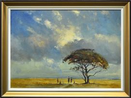 Christopher Tugwell; Landscape with Figures under a Tree