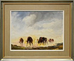 Wallace Hugh Hulley; Cattle Grazing