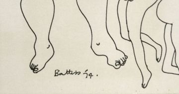 Walter Battiss; Orgy, a pair