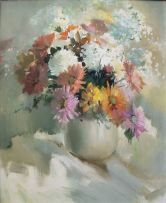 Ruth Squibb; Still Life with Spring Flowers