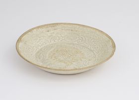 A Chinese Ding ware dish, Northern Song Dynasty, (960-1127)