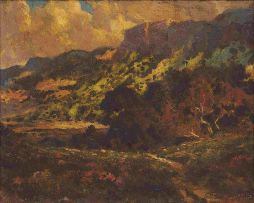Edward Roworth; Mountainous Landscape