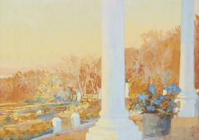 Edward Roworth; View from Van Breda House to Table Bay