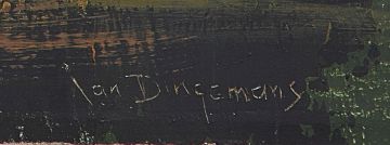 Jan Dingemans; Four Figures in a Landscape