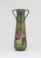 A Moorcroft Claremont pattern two-handled vase, designed in 1903