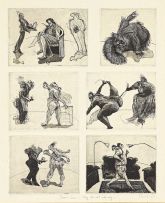 William Kentridge; Domestic Scenes - They also wait who only...
