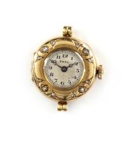 Lady's diamond and gold wristwatch, Ebel, first quarter 20th century