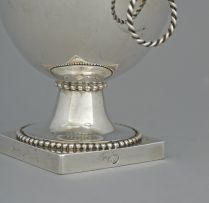 A Cape silver two-handled sugar bowl and cover, Johan Hendrik Vos, late 18th/early 19th century