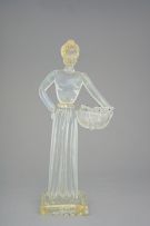 A Barovier & Toso glass figure of a woman, 1950s