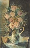 Christo Coetzee; Still Life with Roses