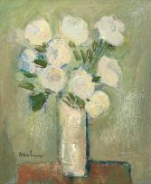 Carl Büchner; White Roses