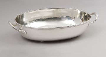 A Victorian silver two-handled dish, Mappin & Webb, Sheffield, 1896