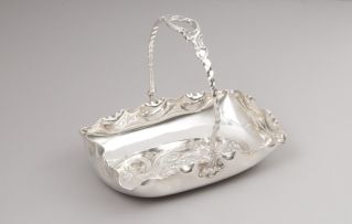 A WMF plated cake basket, early 20th century
