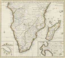 Nicolas Janz Visscher II; Carte de L'Afrique Meridionale ou Pays entre La Ligne & Le Cap de Bonne Esperance et L'Isle de Madagascar