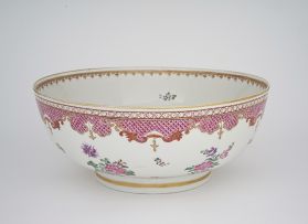 A Samson famille-rose bowl, Paris, 19th century