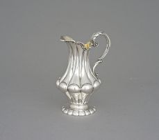 A Victorian silver cream jug, James Charles Edington, London, 1838
