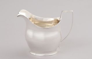 A George III silver milk jug, Samuel Godbehere, Edward Wigan & James Boult, London, 1805