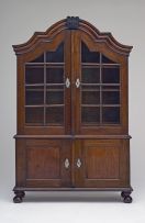 A Cape stinkwood, beefwood and teak display cabinet, late 18th century