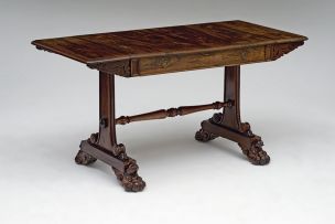 A George IV rosewood sofa table