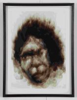 Diane Victor; Smoke Portrait II
