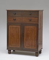 A Cape yellowwood and stinkwood cupboard, late 18th century