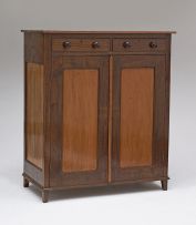 A Cape yellowwood and stinkwood cupboard, late 18th/early 19th century