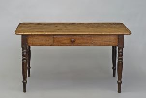 A Cape yellowwood and stinkwood table, 19th century