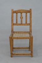 A West Coast orangewood chair, 19th century