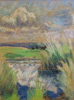 Leonora Everard-Haden; Landscape with Stream