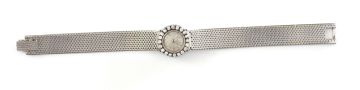 Lady's diamond and white gold cocktail watch, Jaeger-LeCoultre, 1960s