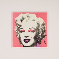 Andy Warhol; Marilyn Monroe, Castelli Graphics Invitation, 1981