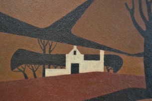 Diederick During; Farmhouse in an Arid Landscape