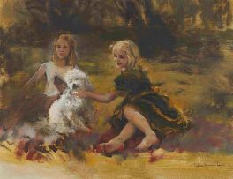 Mari Vermeulen-Breedt; Playing with the Dogs