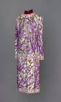 Pucci drop-waisted silk jersey dress, 1970s