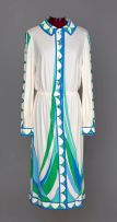 Pucci silk and rayon viscose shirt-waister dress, late 1970s